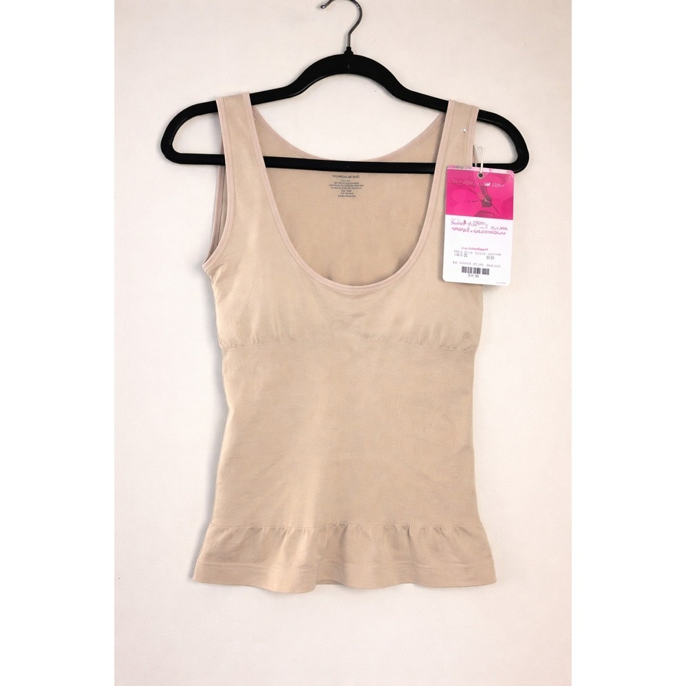 Fashion Bug Secret Slimmer Cutout Camisole Nude Shapewear Tank Top Womens 2X NEW